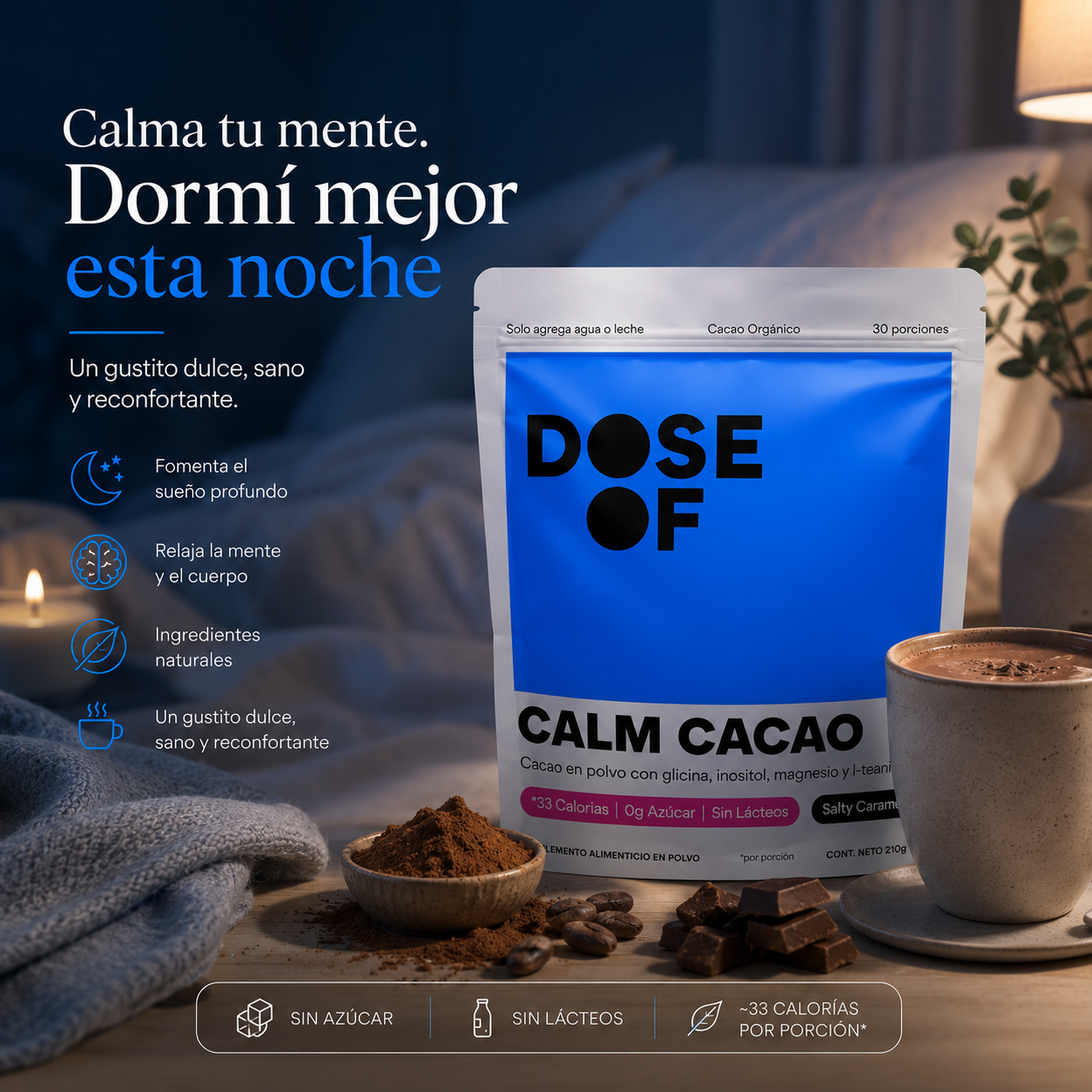 Calma Cacao® - No más Insomio (Dormite en 10 Minutos)